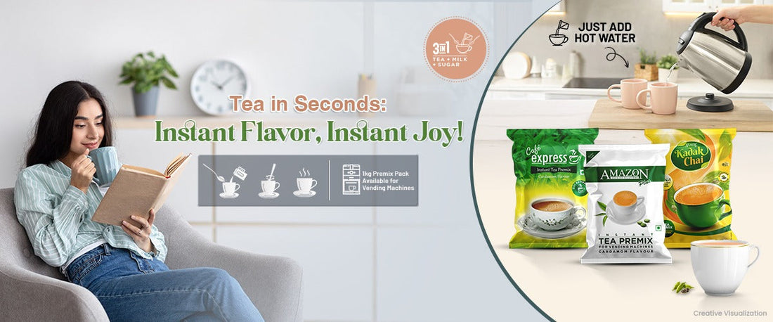 Tea in Seconds Instant Flavor Instant Joy by premix
