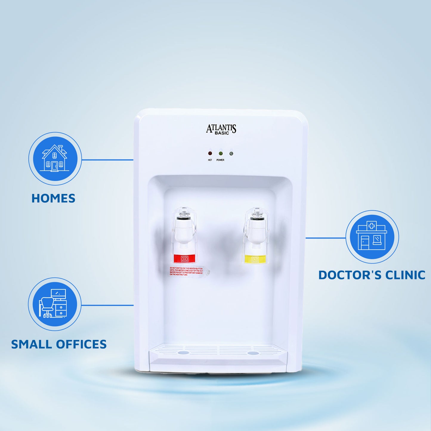 ATLANTIS BASIC Table Top Water Dispenser
