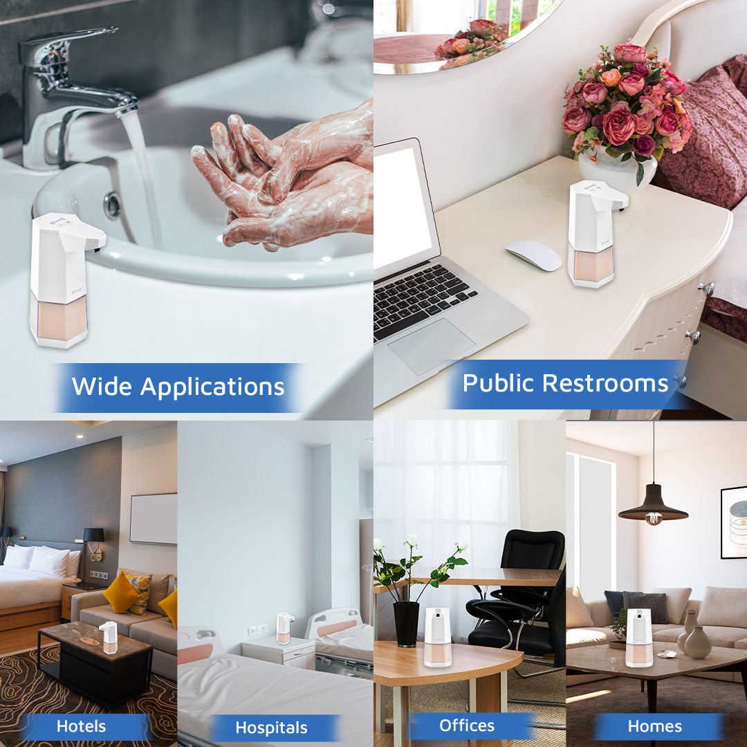 Atlantis Automatic Soap Dispensers (Touchless) | Liquid Soap Dispenser- 360ml Public Space Area