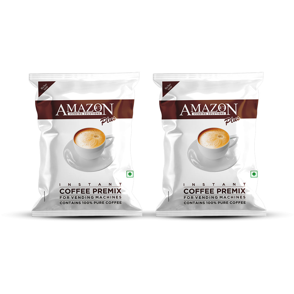 AMAZON Plus 3-in-1 Coffee Premix Powder – Instant Coffee Solution for Vending Machines | Quick to Serve, Easy to Enjoy