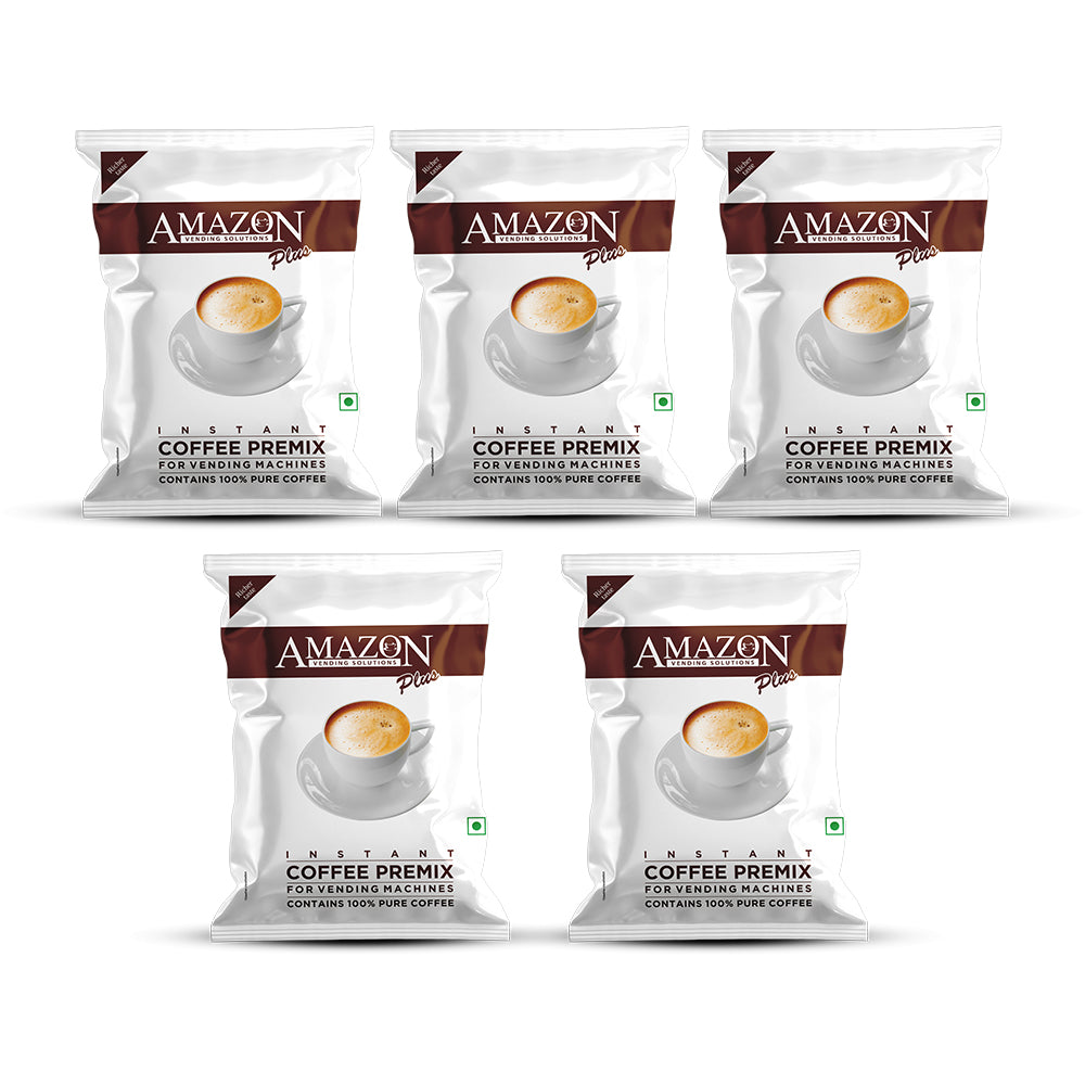 AMAZON Plus 3-in-1 Coffee Premix Powder – Instant Coffee Solution for Vending Machines | Quick to Serve, Easy to Enjoy