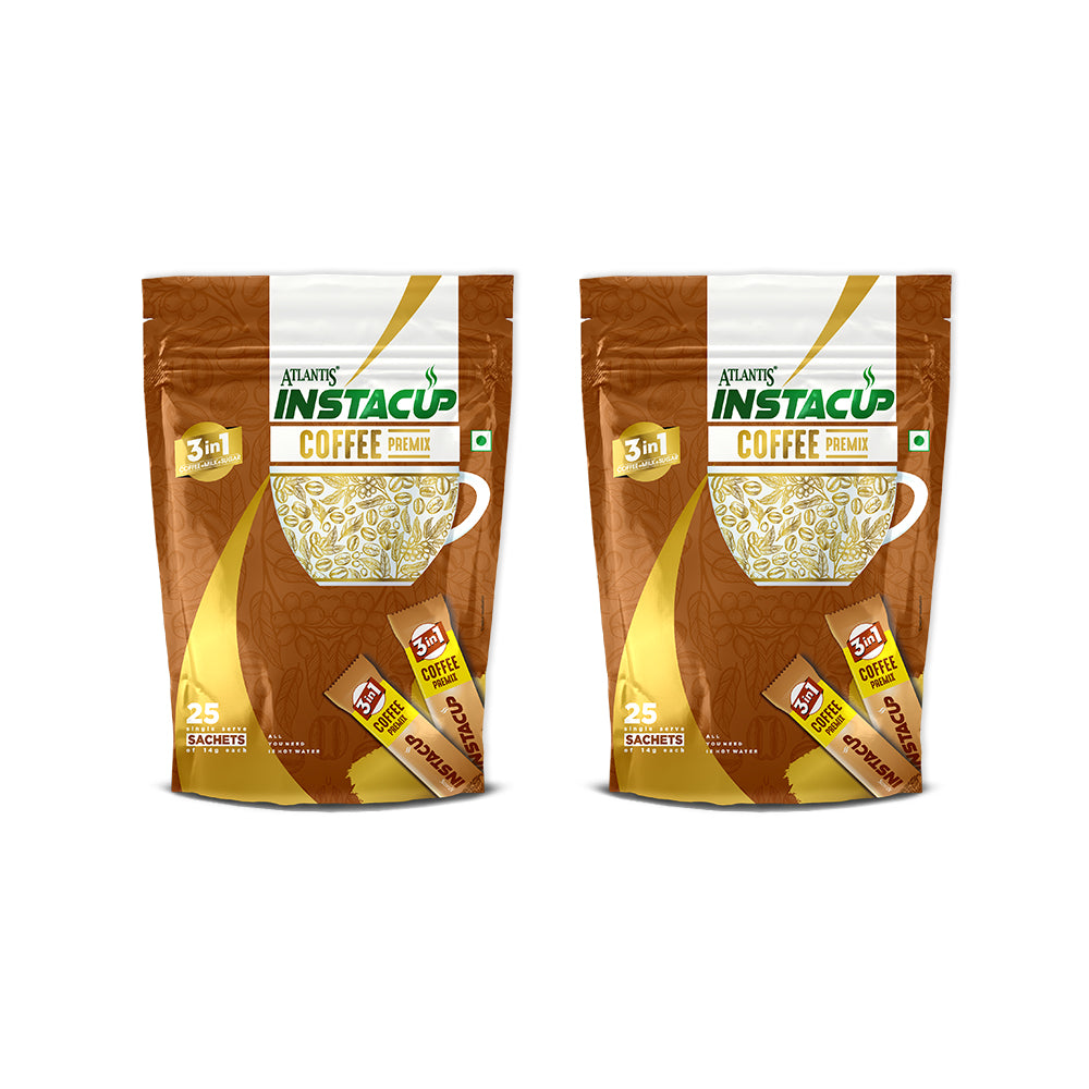 instacup coffee premix sachets