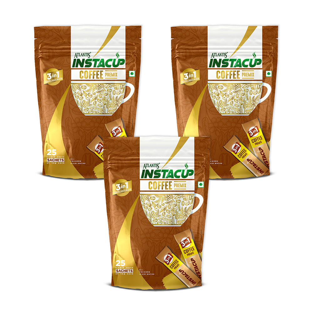 instacup coffee premix sachets