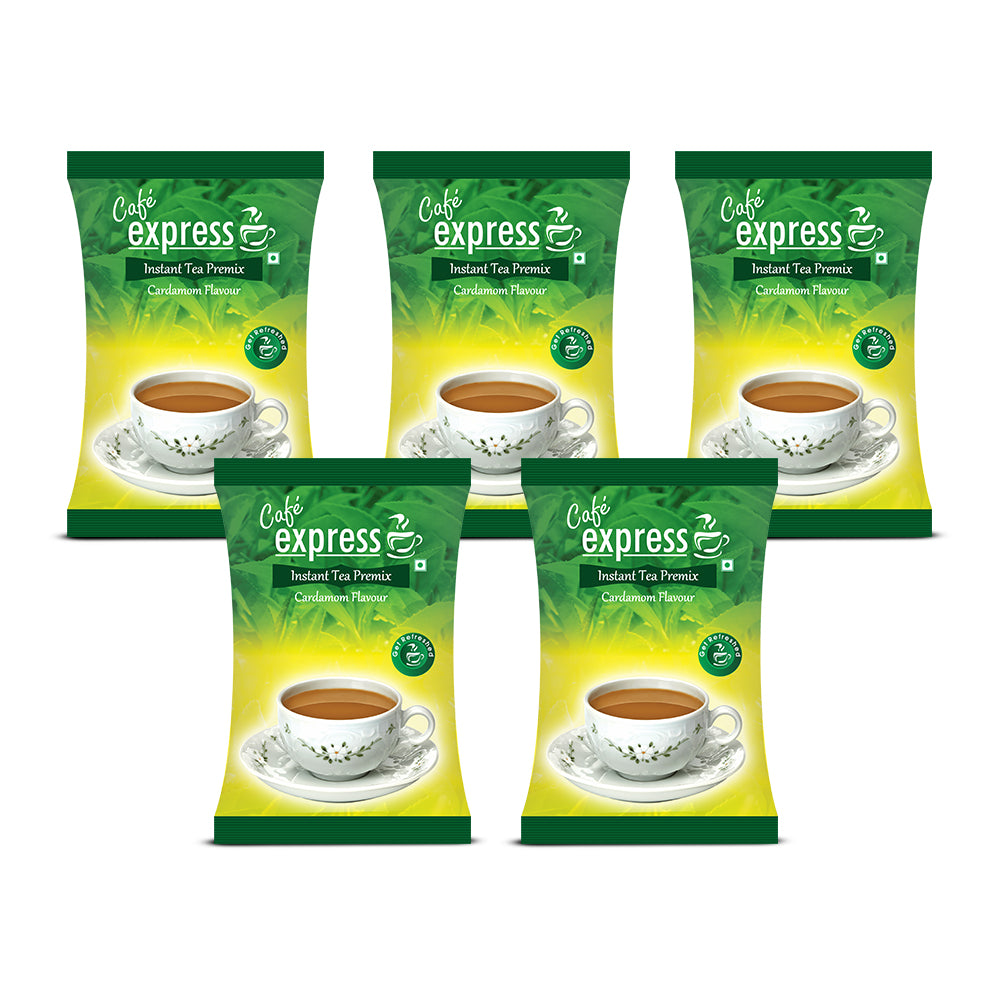 Cafe Express 3-in-1 Cardamom Tea Premix – 1kg Pack | Bold Flavour for Vending Machines | No Milk or Sugar Needed