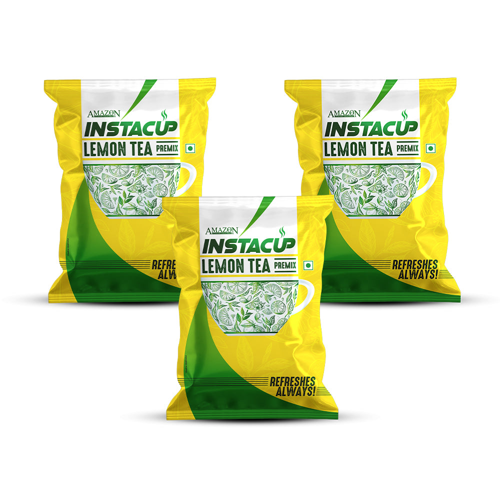 AMAZON Instacup Lemon Tea Premix – Refreshing & Tangy | Instant Hot Drink for Vending Machines – Just Add Water