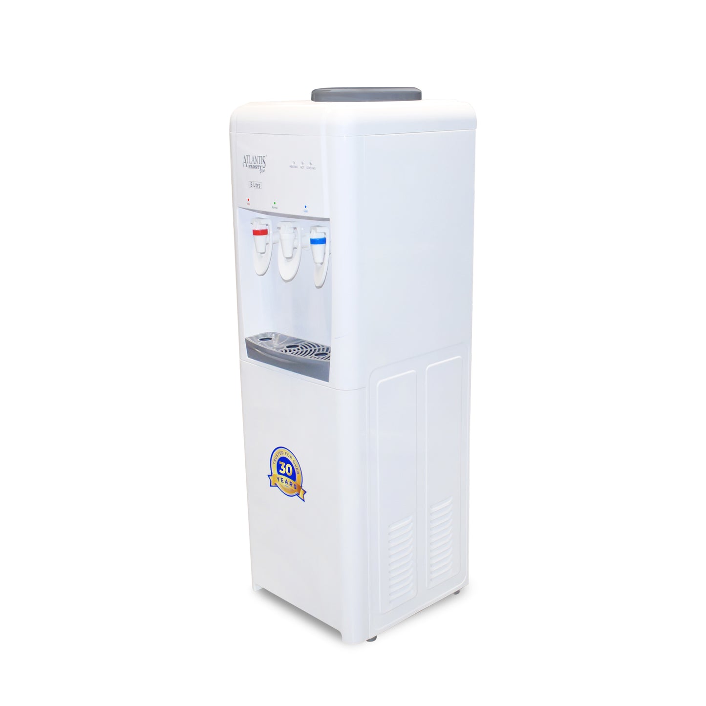 ATLANTIS FROSTY PLUS | 5L/Hour Cooling Capacity | Glass Push-Pull Taps | 1 Year Warranty | Hot, Normal & Cold Water | Perfect for a Team of 10-30