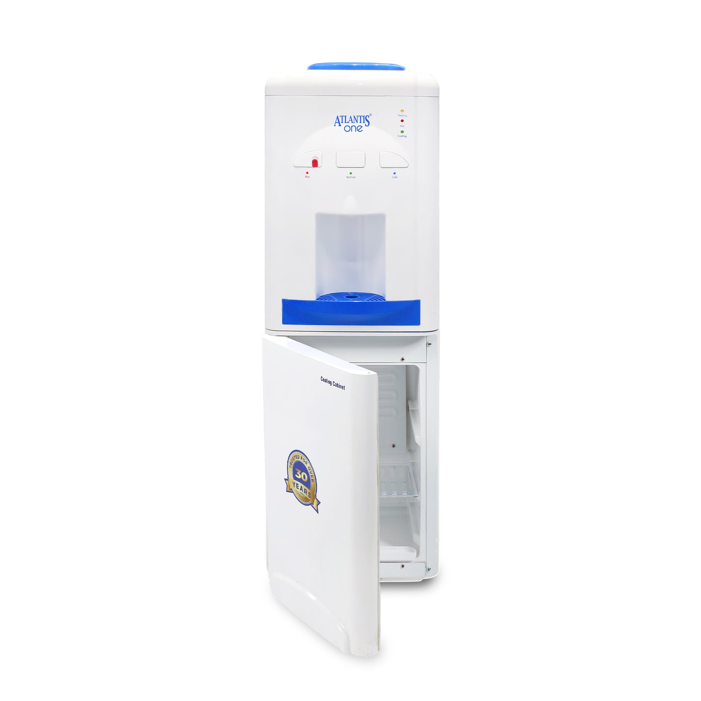 ATLANTIS ONE | 18L Cooling Cabinet | Single Outlet Design | Smart Push Buttons | Hot, Normal & Cold Water | 2.5L/Hour Cooling Capacity | Space-Saving