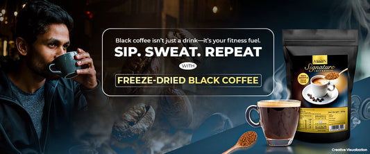 Arabica freeze-dried coffee powder for fitness 