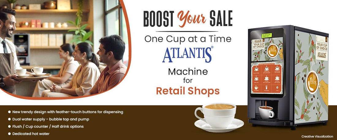 coffee powder machine for retail shop