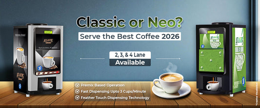 Classic vs Neo Coffee Machines by Atlantis 