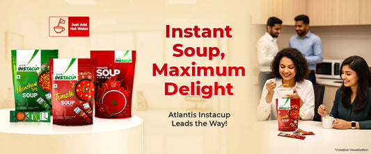 Best Soup Packets in India (2026 Review): Why Atlantis InstaCup Is the Top Choice for Offices & Homes