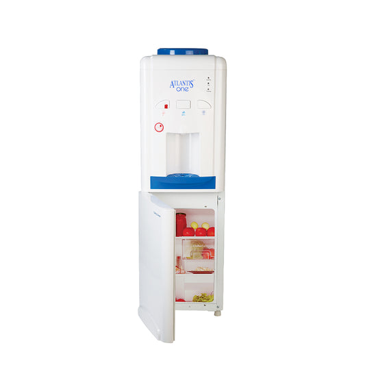 ATLANTIS ONE (Hot, Normal & Cold) Water Dispenser with Cooling Cabinet (Small Fridge)