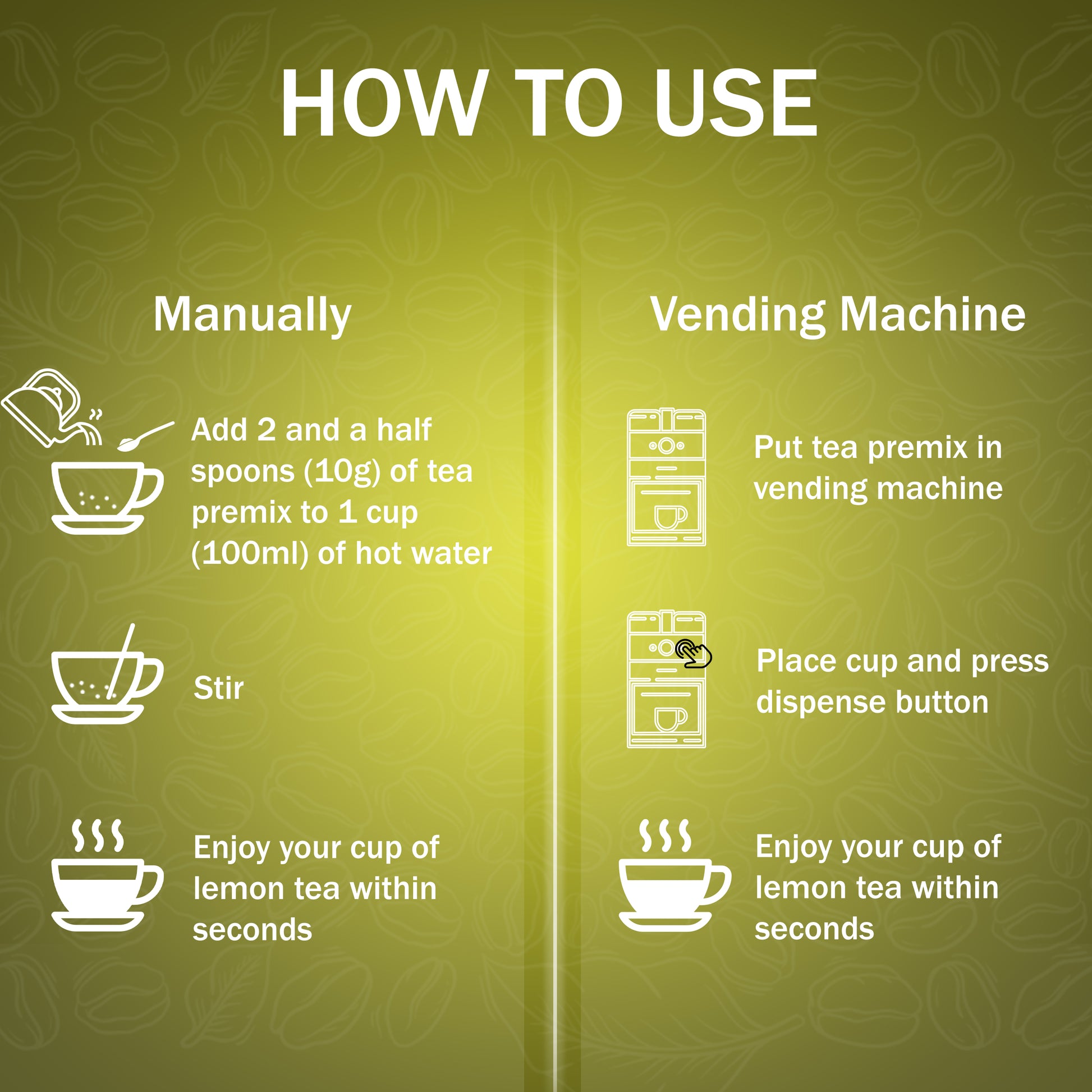How to Use AMAZON Instacup Lemon Tea Powder Premix for Vending Machine