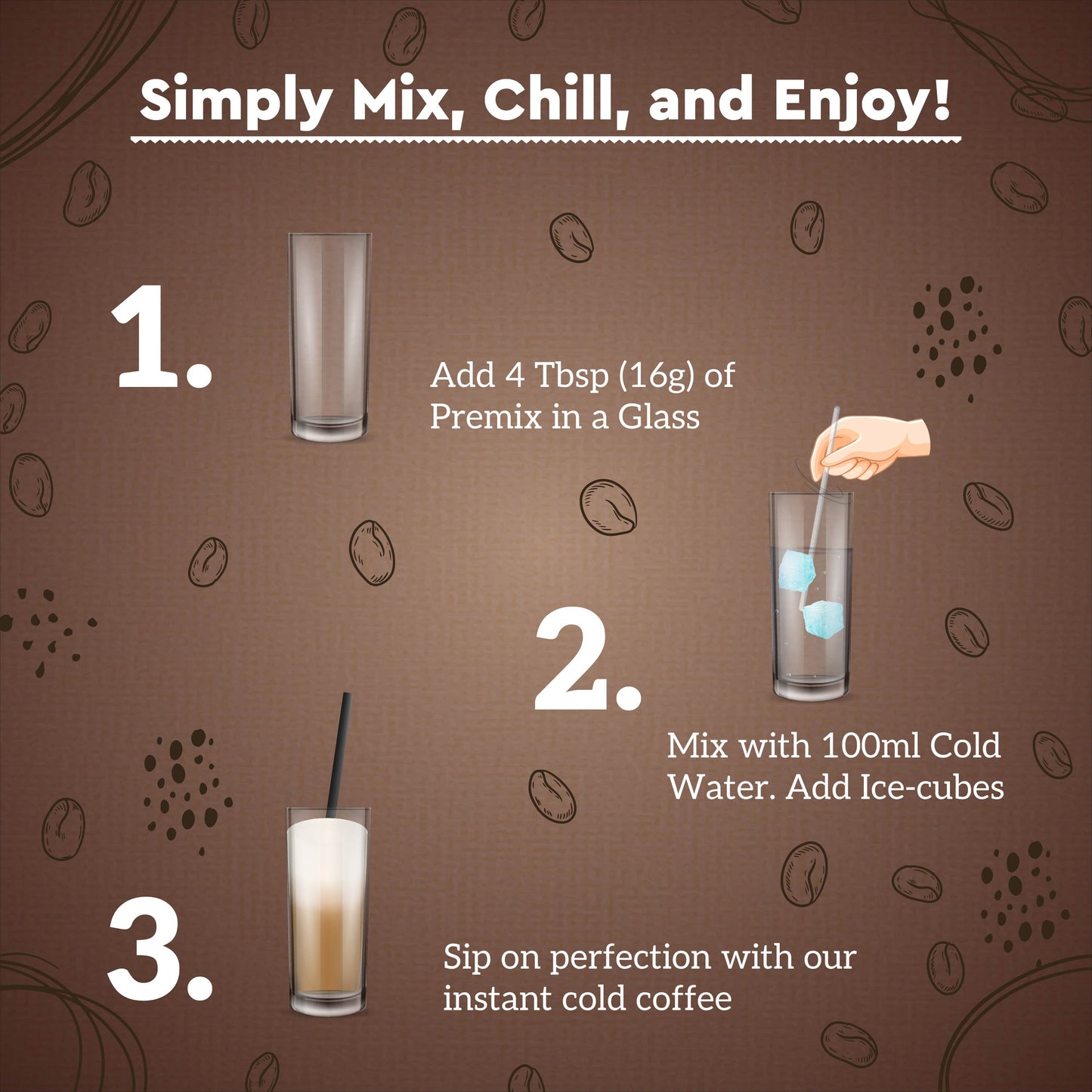 How to Use AMAZON Gold Cold Coffee Premix
