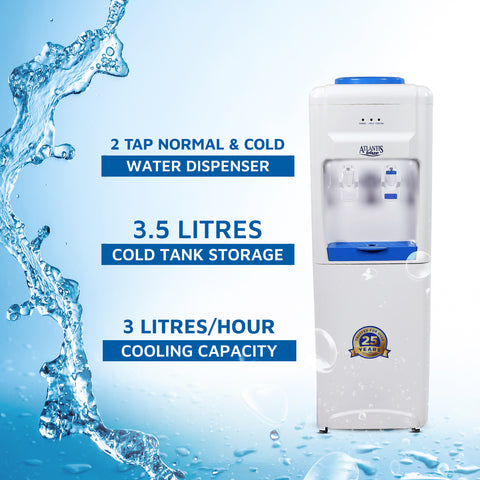 ATLANTIS BLUE Normal & Cold Floor Standing Water Dispenser (NO HOT)