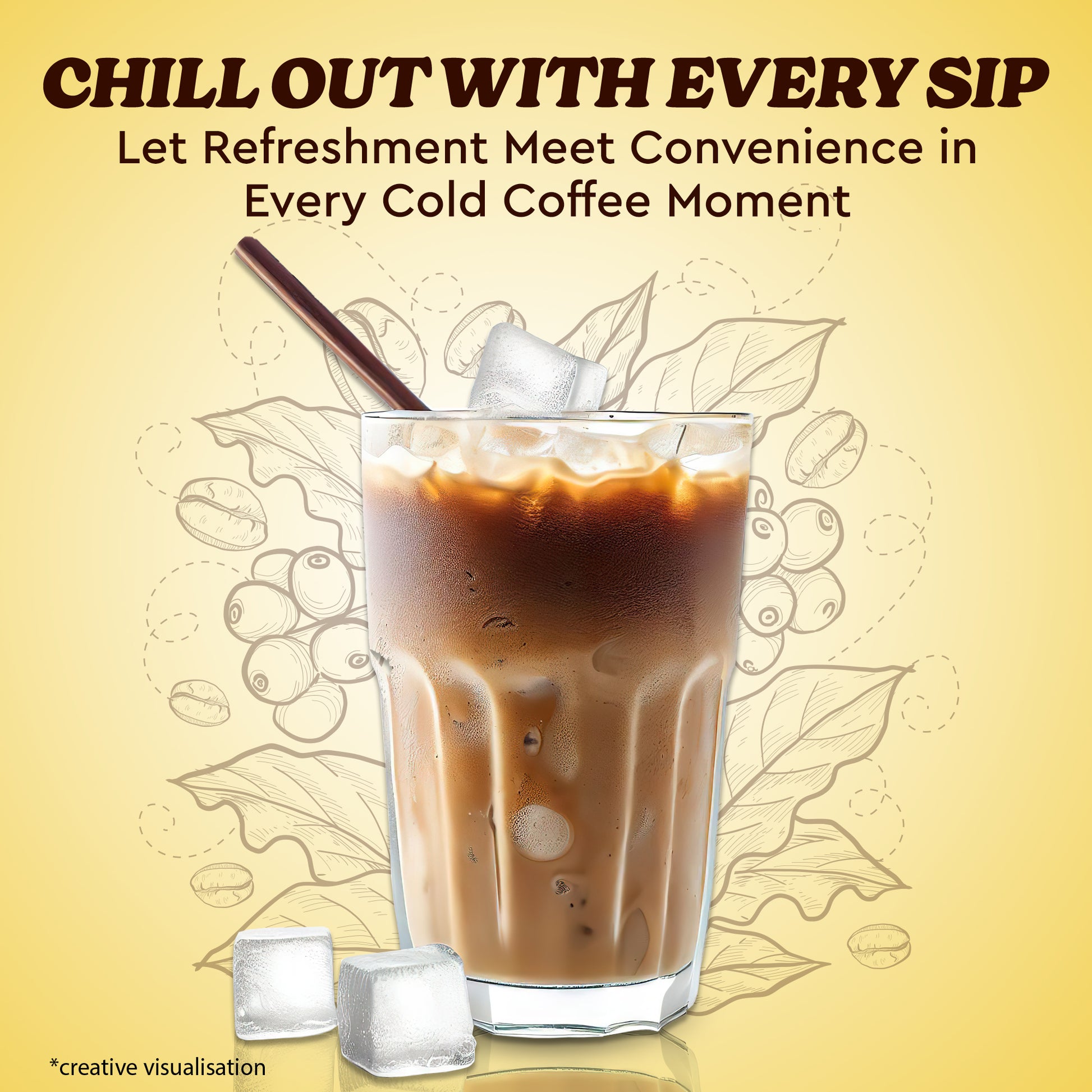 AMAZON Gold Cold Coffee Premix Powder
