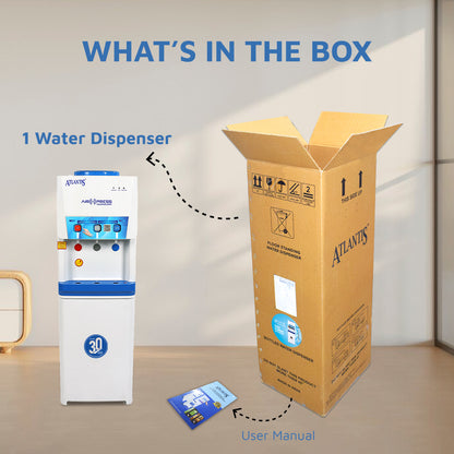 ATLANTIS AIRPRESS Touchless 3-Taps (Hot, Normal & Cold) Floor Standing Water Dispenser