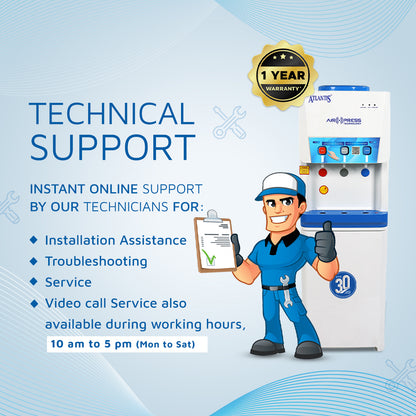 ATLANTIS AIRPRESS Touchless 3-Taps (Hot, Normal & Cold) Floor Standing Water Dispenser