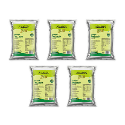 AMAZON Gold 3-in-1 Cardamom Tea Premix  – 750g Pack | Perfect for Vending Machines | Just Add Hot Water