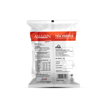 AMAZON Plus Masala 3-in-1 Tea Premix Powder 1KG for Vending Machine | No Milk, Sugar Required