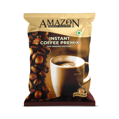 AMAZON Premium 3-in-1 Coffee Premix – Smooth Blend for Vending Machines | Instant Café-Style Coffee