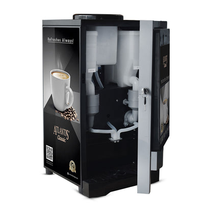 ATLANTIS CLASSIC - 2 Lane Tea-Coffee Vending Machine - 3 Ltrs hot Tank