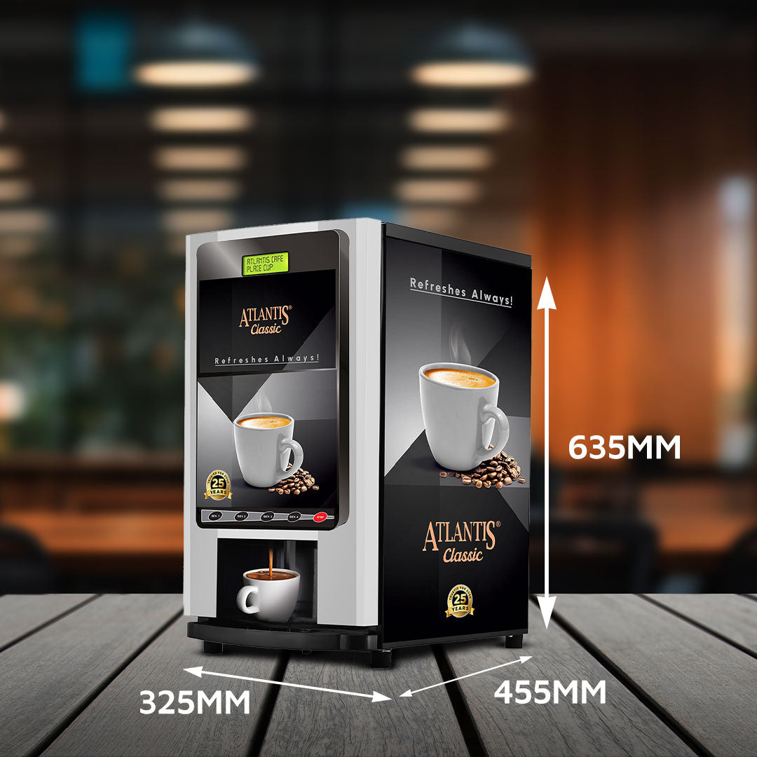 Atlantis Machine ATLANTIS CLASSIC 4 Lane Coffee Machine – 3 Ltrs hot Tank