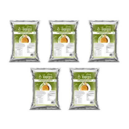 Cafe Express Lemongrass Ginger Tea Premix – 3-in-1 Blend for Vending Machines | No Milk or Sugar Needed