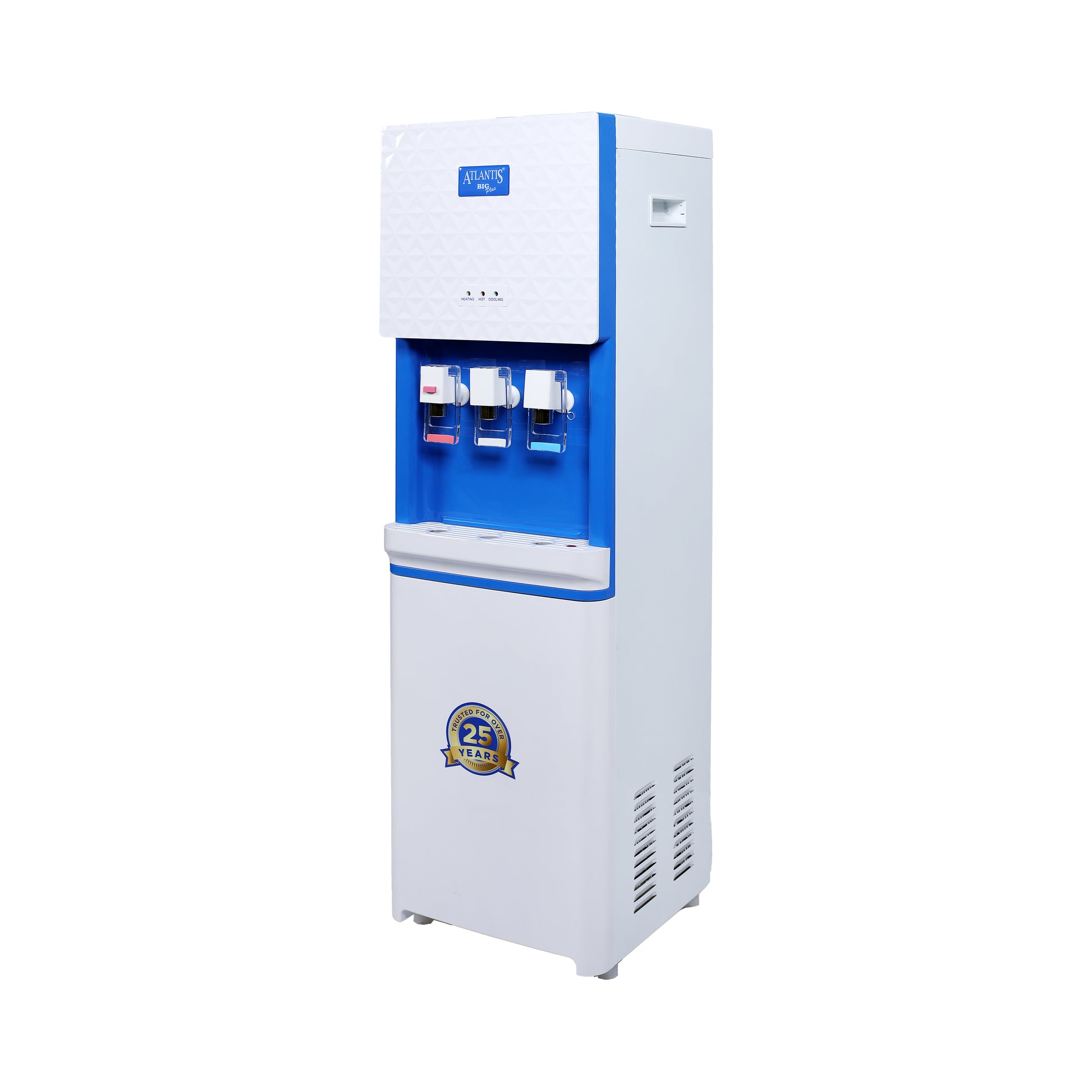 ATLANTIS BIG PLUS Floor Standing Water Dispenser - RO Compatible (Available Space for RO Setup)-3 Taps