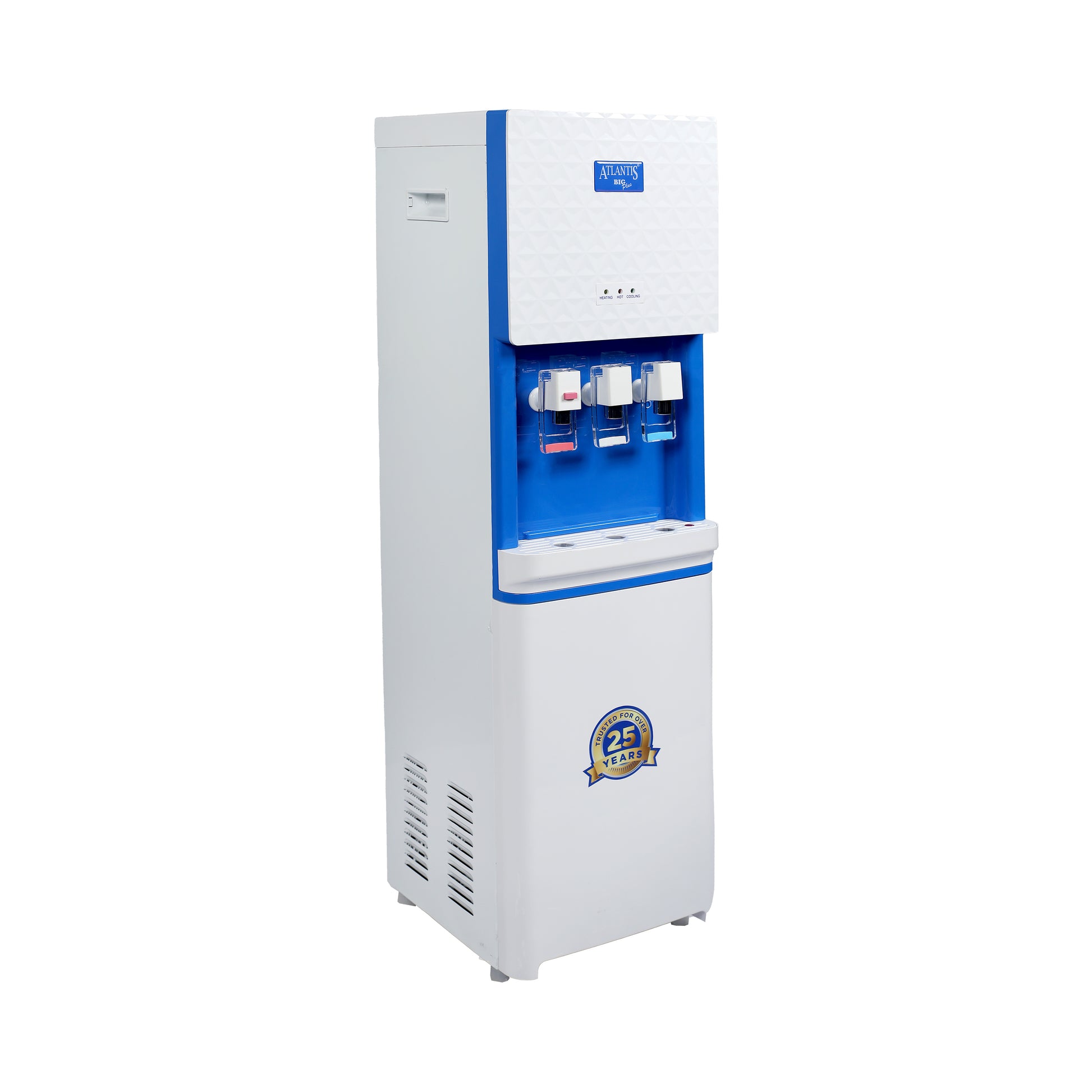 ATLANTIS BIG PLUS Floor Standing Water Dispenser - RO Compatible (Available Space for RO Setup)-3 Taps
