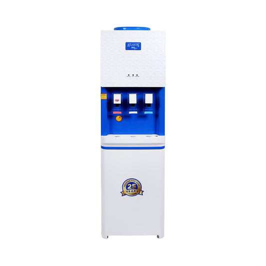ATLANTIS BIG PLUS (Hot Normal & Cold) Floor Standing Water Dispenser-3 Taps | High-Capacity Compressor