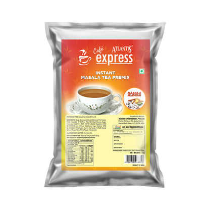Cafe Express 3-in-1 Masala Tea Premix – 1kg Pack | Spicy Chai for Vending Machines | Just Add Hot Water