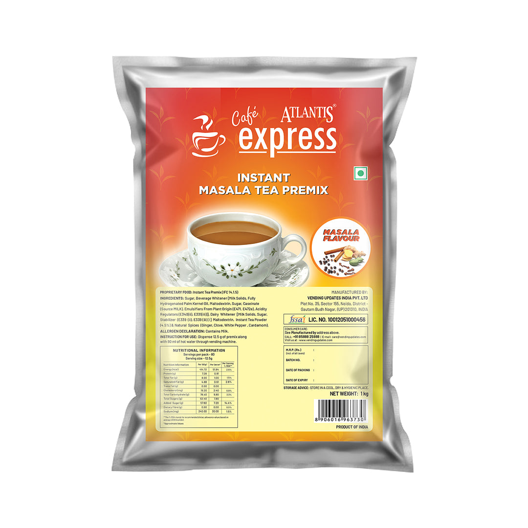 Cafe Express Masala Tea Premix 1kg | Vending Machine Ready