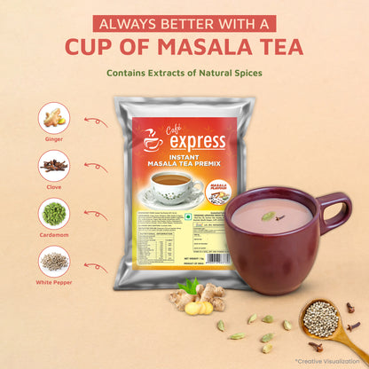 Cafe Express Masala Tea Premix for Vending Machines 1 kg