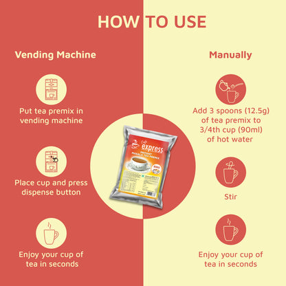 How to Use Cafe Express Masala Tea Premix for Vending Machines 1 kg