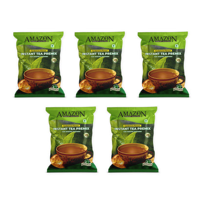 AMAZON Premium Cardamom Tea Premix – 1kg Pack | Rich Taste for Vending Machines | No Milk or Sugar Needed