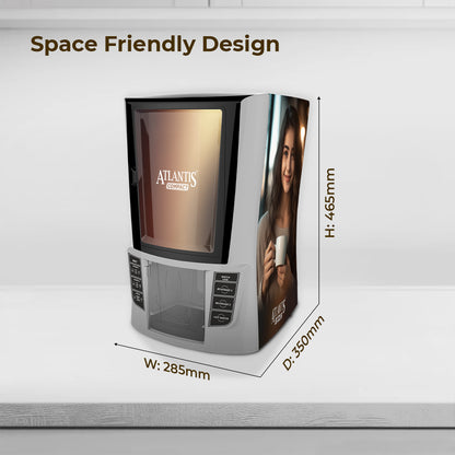 compact 2 lane coffee machine for small shop