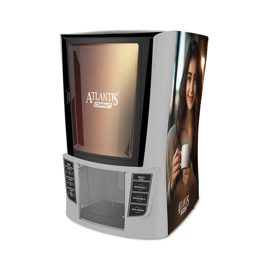 ATLANTIS COMPACT 2-Lane Coffee Machine | Small Space Use