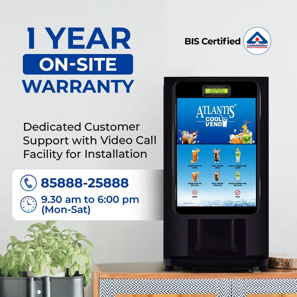 BIS Certified Atlantis Cool Vend ending Machine with 1 Year Warranty