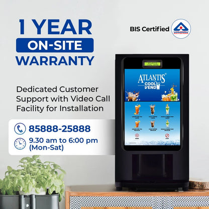 BIS Certified Atlantis Cool Vend ending Machine with 1 Year Warranty