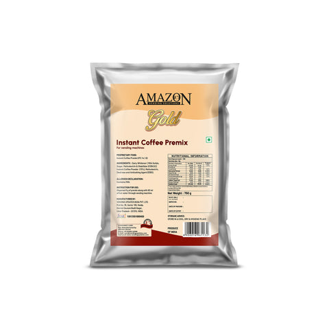 AMAZON Gold 3-in-1 Coffee Premix – 750g Pack for Vending Machines | Balanced Taste, Quick Serve