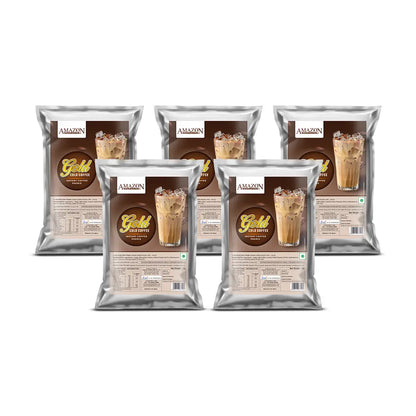 AMAZON Gold Cold Coffee Premix | 1Kg | Just Add Cold Water | Summer Drink