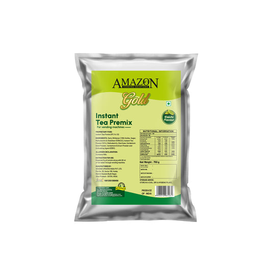 AMAZON Gold 3-in-1 Cardamom Tea Premix  – 750g Pack | Perfect for Vending Machines | Just Add Hot Water