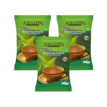 AMAZON Premium 3-in-1 Cardamom Tea Premix for Vending Machines| 1Kg | No Milk, Sugar Required
