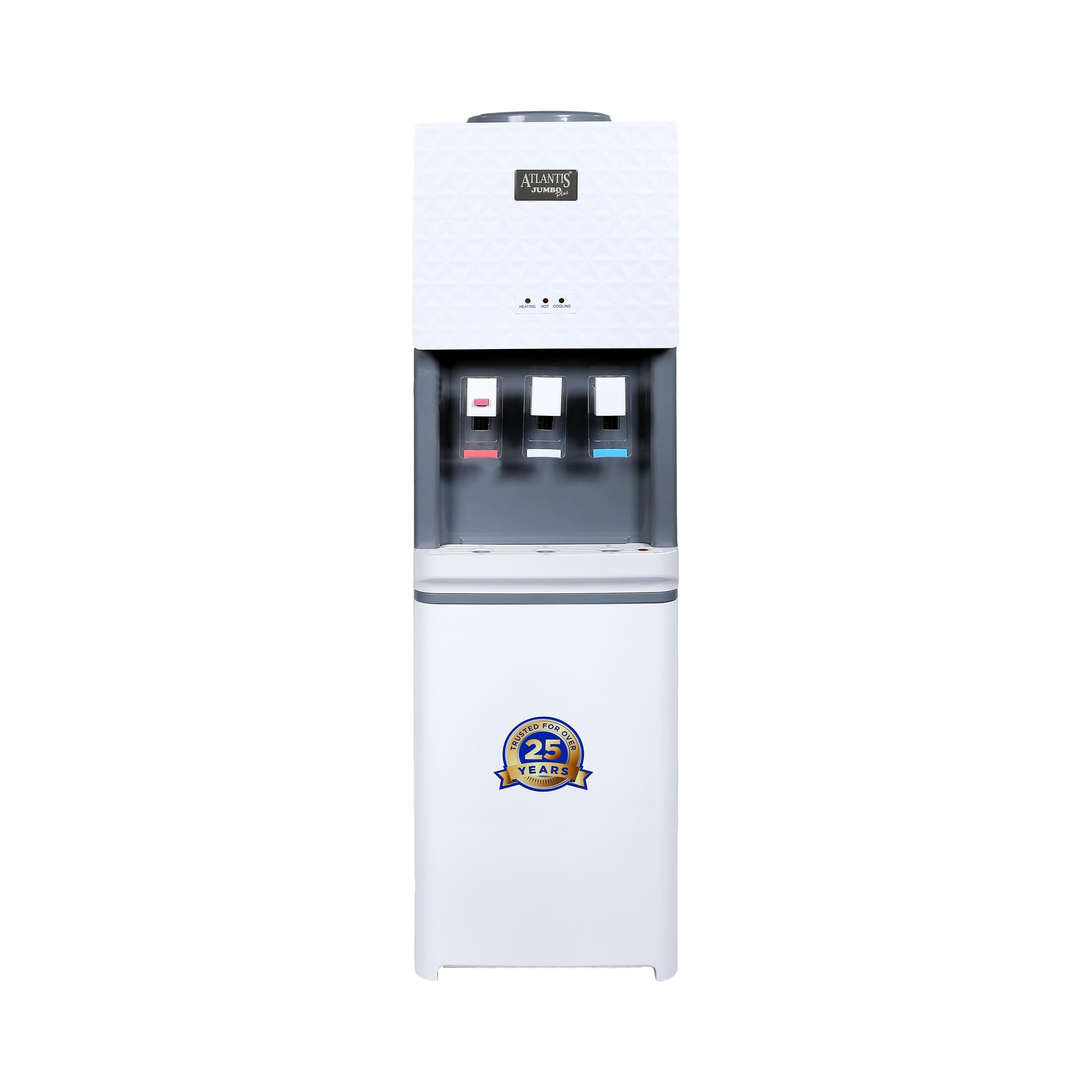 ATLANTIS JUMBO PLUS (Hot, Normal &  Cold Water Dispenser) | Floor Standing | 10Litres/Hour High Cooling Capacity
