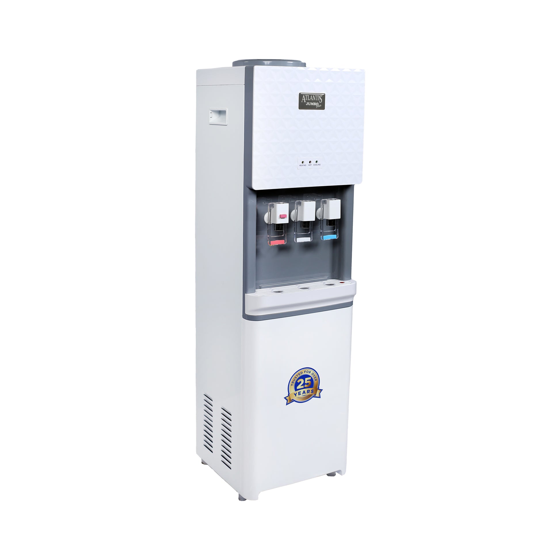 ATLANTIS JUMBO PLUS (Hot, Normal &  Cold Water Dispenser) | Floor Standing | 10Litres/Hour High Cooling Capacity