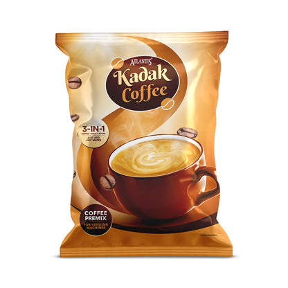 ATLANTIS Kadak 3-in-1 Coffee Premix – 1kg Pack for Strong Taste | Best for Vending Machines