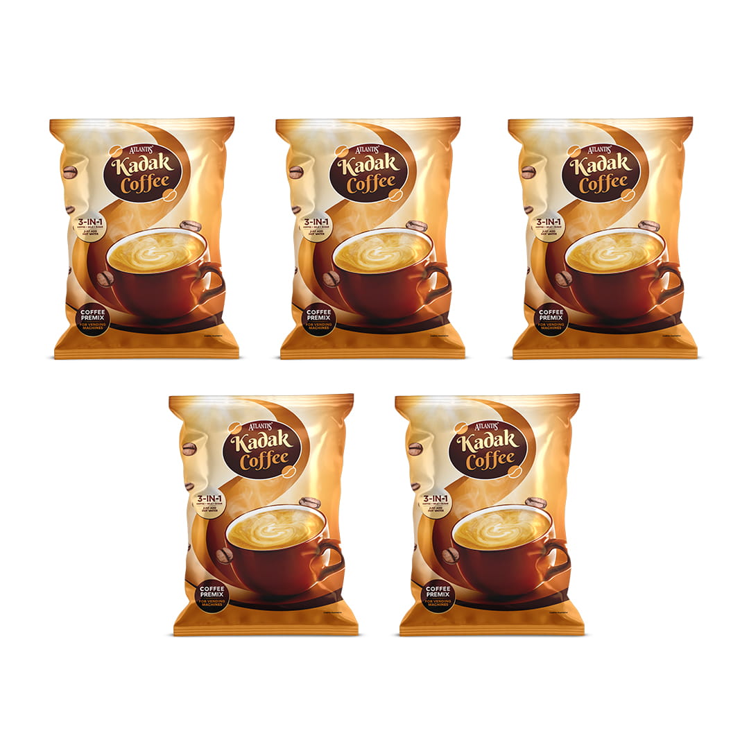 ATLANTIS Kadak 3-in-1 Coffee Premix – 1kg Pack for Strong Taste | Best for Vending Machines