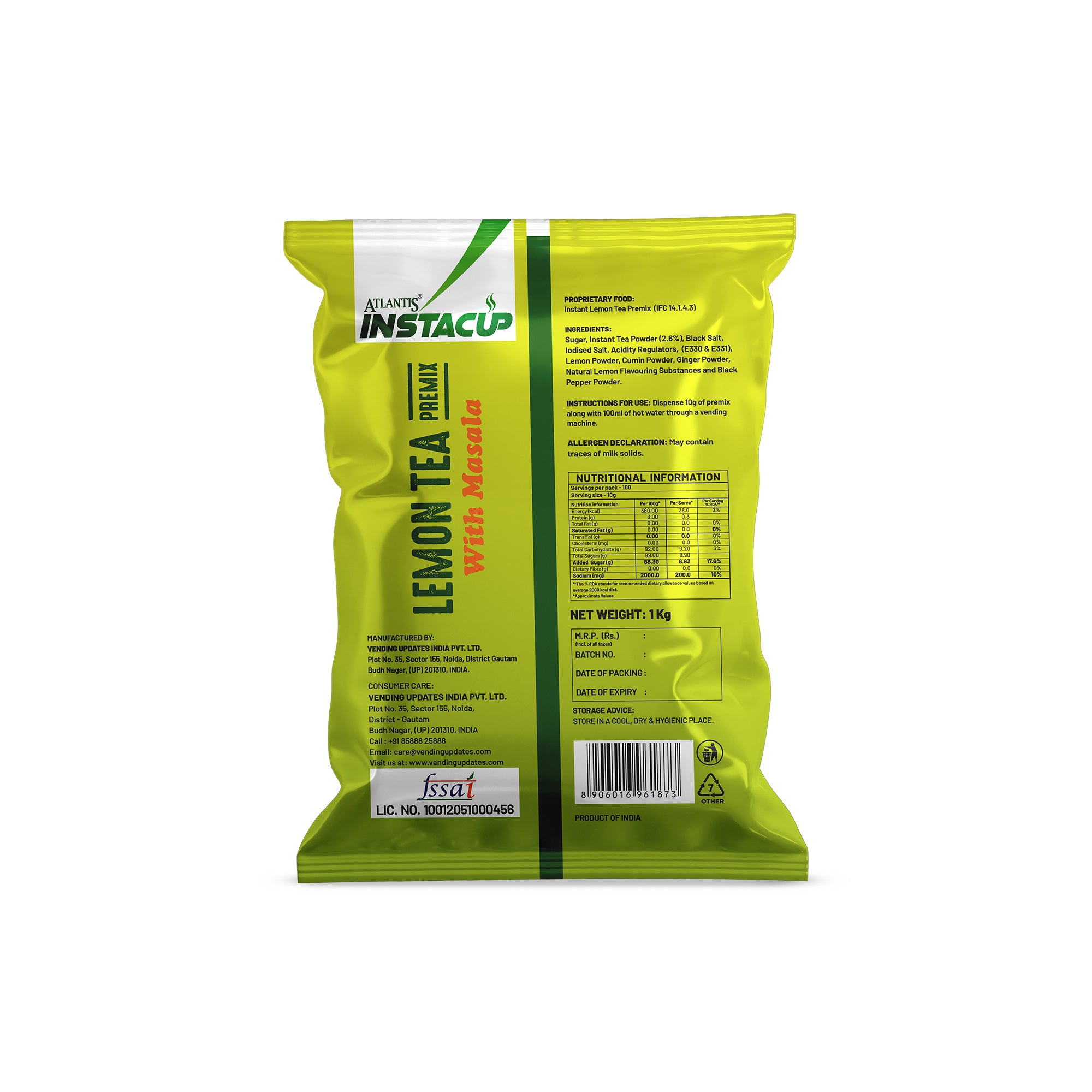 lemonさま専用！ AMAZON Lemon Masala Tea Premix | Instant Hot Vending Drink