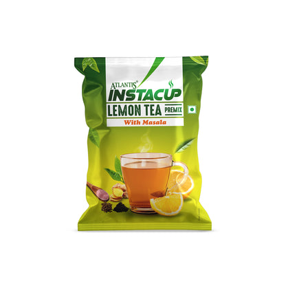 Atlantis Lemon Masala Tea Premix – Tangy & Spicy Blend for Vending Machines | Just Add Hot Water for Instant Refreshment